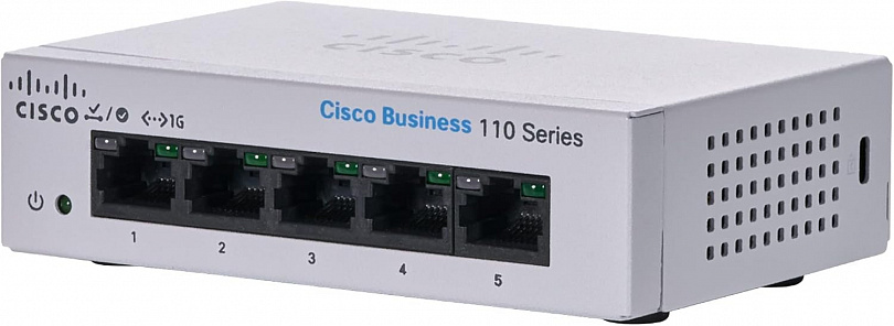 Коммутатор Cisco 110 Series CBS110-5T-D