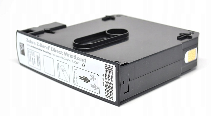 Картриджи-комплект для HC100/ZD510 этикетки-браслеты Z-Band Direct 25х152 мм (6 карт.*350 шт. = 2100 браслетов)