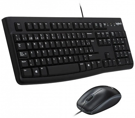 Комплект (клавиатура+мышь) LOGITECH MK120