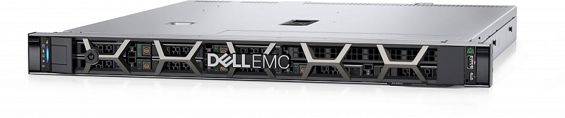 Сервер Dell PowerEdge R350 - Intel Xeon E-2314, 8x2.5", 16GB DDR4, 960GB SSD SATA RI, iDRAC9 Express 15G, PERC H355, Dual 600W PSU, Broadcom 5720 Dual Port 1Gb On-Board LOM, TPM 2.0 V3, Bezel, Rails