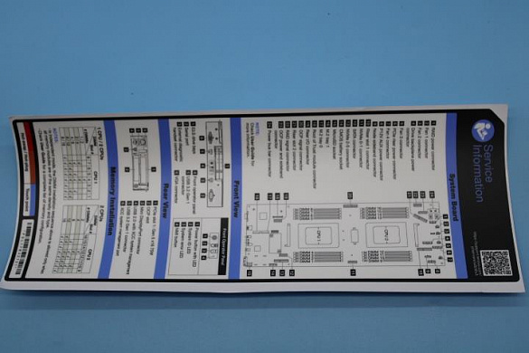 Опция Lenovo Label, Service Label, SD530 V3 (03NC289)