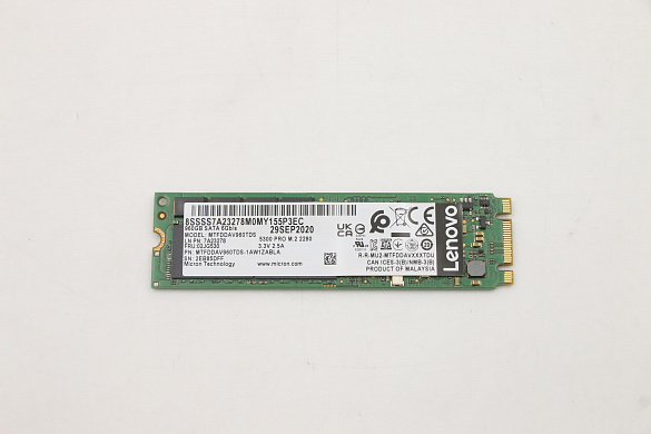 SSD-накопитель Lenovo ThinkSystem M.2 5300 960GB SATA 6Gbps Non-Hot Swap SSD (02JG530)