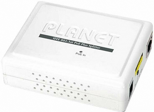 PoE сплиттер Planet POE-161S, встроенный БП Gigabit IEEE802.3at High Power PoE Splitter - 5V/12V