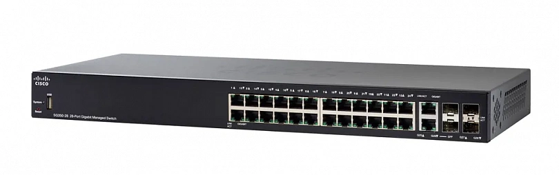 Коммутатор Cisco SG350-28-K9-EU