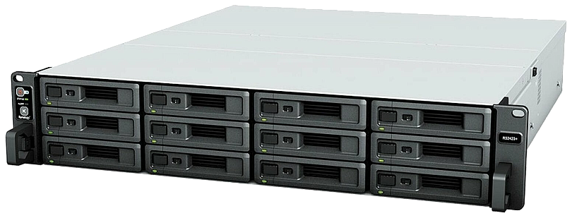 Сетевой накопитель Synology RackStation RS2423RP+,RKS-02,E10G30-T2,E10M20-T1 / 8 х HAT5300-16T / 1 х D4EC-2666-8G