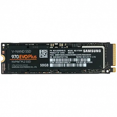 SSD-накопитель Samsung 970 EVO Plus 500GB NVMe M.2 MZ-V7S500BW