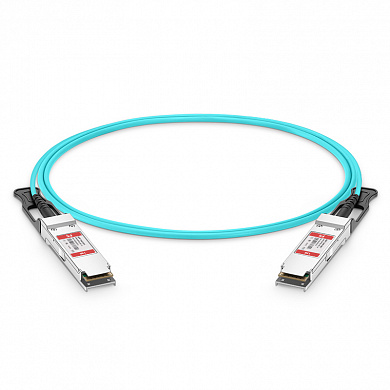 Кабель FS QSFP-100G-AOxxx