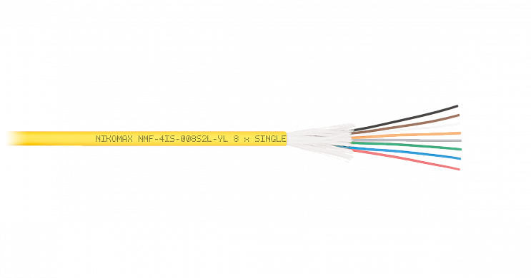 Кабель NIKOMAX NMF-4IS-008S2L-YL