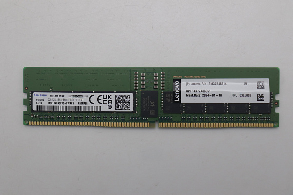 Оперативная память Samsung 32GB 2RX8 DDR5-5600 16Gbit RDIMM (03LE882)