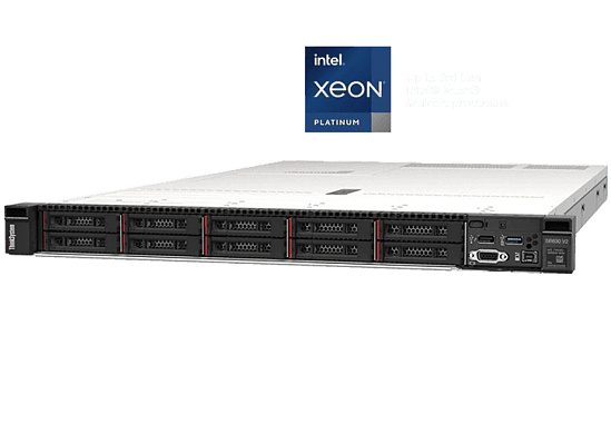 Сервер Lenovo SR630 V2 10x2.5" AnyBay /2x Silver 4316 / 12x 64GB TruDDR4 3200 MHz / RAID 940-8i 4GB / 6x 5300 3.84TB Entry SATA SSD / M.2 SATA 2-Bay /2x M.2 5400 PRO 960GB Ri / PCIe Gen4 x16/x16 Riser 1 / LP+FH BF Riser Cage NVFF5.0 Riser 1 / Broadcom 574