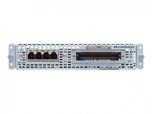 Модуль маршрутизатора Cisco SM-X-24FXS/4FXO