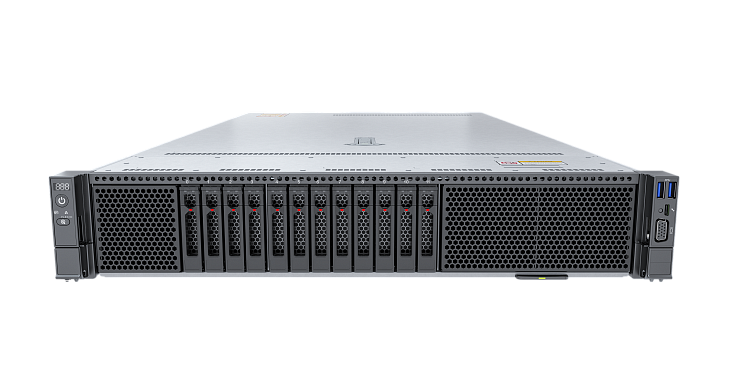 Сервер xFusion FusionServer 2258H V7 8x 2.5" SAS + 4x NVMe, 2x AMD Genoa Bergamo 9754, 16x 128GB DDR5