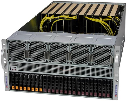 Сервер Supermicro SuperServer SYS-521GE-TNRT / 16SFF NVMe + 8SFF SATA Chassis / 2x Xeon Gold 6538N / 16x 64Gb RDIMM 5600Mhz / AOC-S3916L-H16IR-32DD / 2x 480Gb SSD NVMe RI M.2 / 2x 1.92Tb SSD NVMe RI 2.5" / 8x 3.84Tb SSD NVMe RI 2.5" / Intel X710-AT2 Dual 