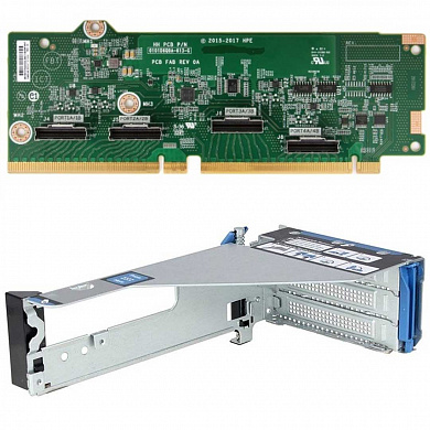 Опция HPE DL38X Gen10 4 NVMe Box 1 FIO Option (878186-B21)