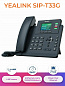 VoIP-телефон Yealink SIP-T33G черный