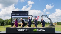 Глава NVIDIA лично поучаствовал в закладке нового производства оптических компонентов Coherent