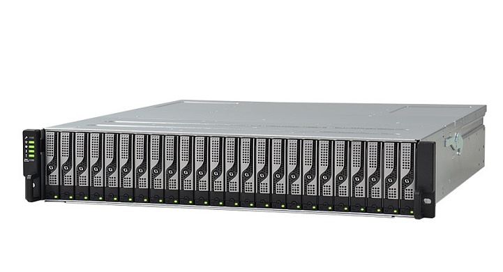 Система хранения данных Infortrend EonStor DS 4000 Gen2 / 4U/24bay / Dual redundant controller subsystem with 2x 12Gb/s SAS EXP ports / 8x 1G iSCSI ports + 4x host board slots / 4x 32GB cache / 2x PSU+Fan module / 2x SuperCap+Flash module / 24 drive trays