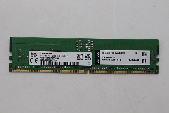 Оперативная память Hynix 24GB 1RX8 DDR5-5600 24Gbit RDIMM (03LE901)