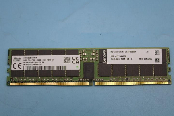 Оперативная память Hynix 64GB TruDDR5 4800MHz (2Rx4) 10x4 RDIMM (03NA205)