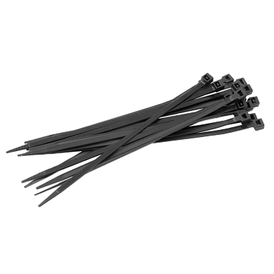 Стяжка-хомут WRline WR-SHN-25-200B, 2,5x200 мм, нейлоновая 6,6, черная (100 шт.)