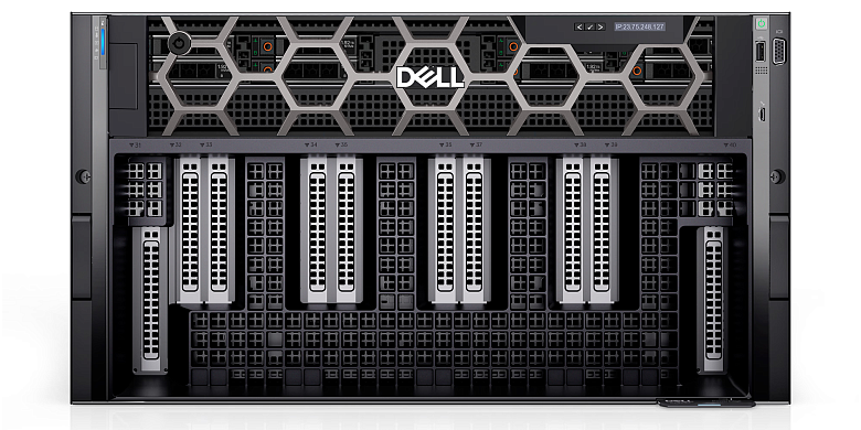 GPU‑сервер Dell с 8 ускорителями NVIDIA H200 (PCIe)