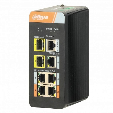 Коммутатор Dahua PFS4207-4GT-DP