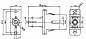Hyperline ST-SC-SM Проходной адаптер ST-SC, SM (для одномодового кабеля), корпус пластмассовый, (синий)