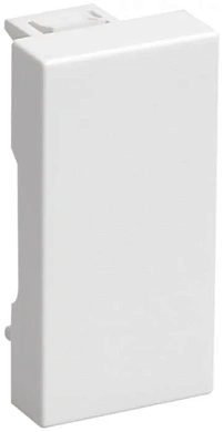 Заглушка ITK CKK-40D-Z01-K01, на 1 модуль, белая, IEK
