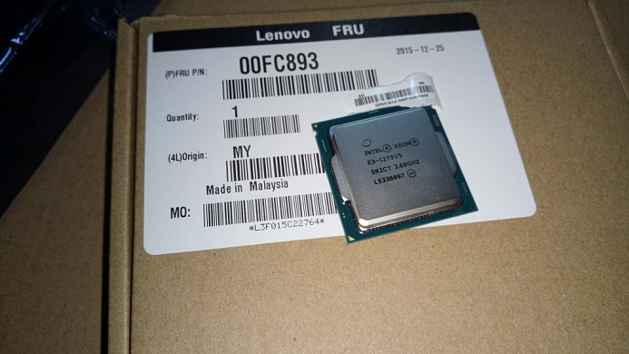 Процессор Intel E3-1275v5 3.6GHz/4C/8M (00FC893)