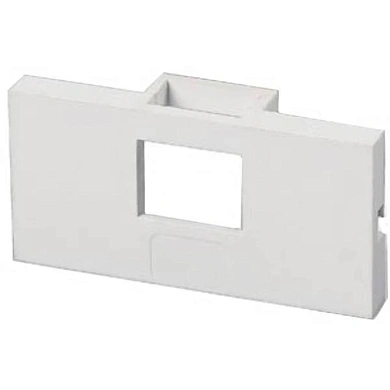 Вставка Hyperline SIP-SBB2-1-WH, 25x50 для 1-го Keystone Jack