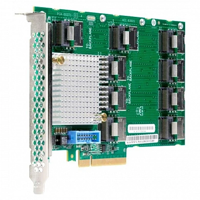 Плата расширения HPE DL180 Gen10 12Gb SFF SAS Expander Card FIO Kit with Cables (875132-B21)