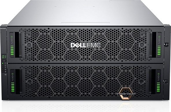 Система хранения данных (СХД) Dell PowerVault ME5084 (32Gb FC Type‑B 8 Port Dual 5U Controller) / 1 x 32Gb FC Type‑B 8 Port Dual Controller / 1 x 4x SFP+, FC32, 32GB / 28 x 20TB SAS ISE 12Gbps 7.2K 3.5" HD Hot‑Plug, AG Drive / 2 x Power Supply, 2200W Redu