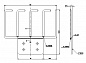 Hyperline CMW-4U-CMB Кабельная гребенка 4U, металлическая, для шкафов Hyperline и ZPAS (комплект левая+правая)