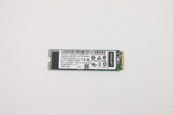 SSD-накопитель Lenovo ATP A600i 480GB SATA Non-SED M.2 SSD (02JG931)