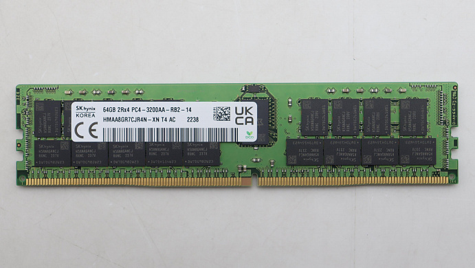 Оперативная память Hynix HMAA8GR7CJR4N-XN 64G 2Rx4 PC4-3200 16Gbit Rigel RDIMM -CSP M1 AVAP (03GX743)