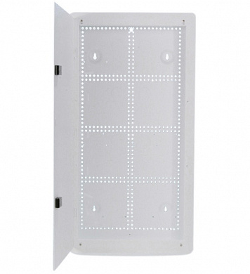 Hyperline HC-BX2-28-A-W-WH Шкаф настенный с передними петлями, для скрытого монтажа, 28(711.2) x 365.1 х 100.6 мм (ВхШхГ), белый