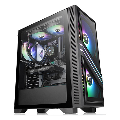 Корпус Thermaltake Versa T35 TG RGB (CA-1R7-00M1WN-00), черный