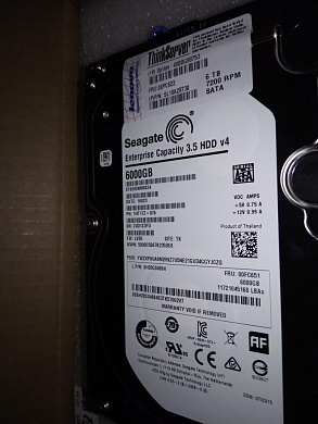 Жесткий диск Lenovo NHS 6TB SATA enter7200 6GS 3.5 (00PC622)