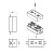 Hyperline CA-IDC-C5e-WH Проходной адаптер (coupler), Dual IDC, категория 5e, 4 пары