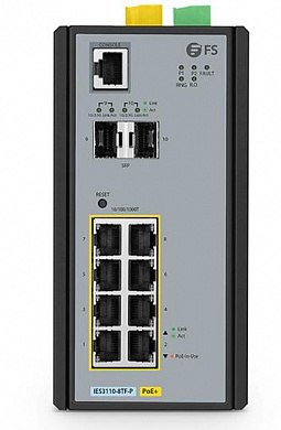 Коммутатор FS IES3110-8TF-P