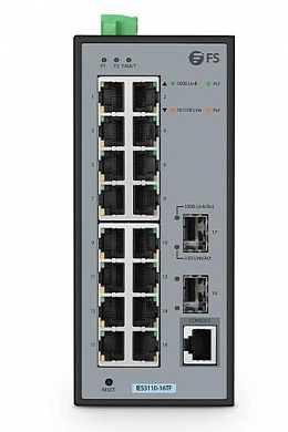 Коммутатор FS IES3110-16TF