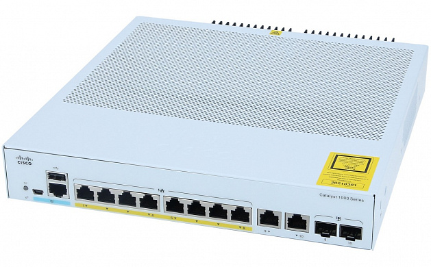 Коммутатор Cisco Catalyst C1000-8P-2G-L