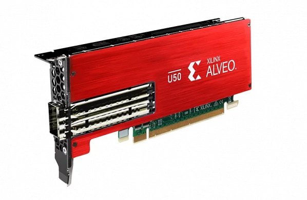 Сетевая карта-ускоритель Xilinx Alveo U50 Accelerator R4B02C