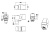 Hyperline CA2-KJ-C6-SH-BK Проходной адаптер (coupler), RJ-45(8P8C) формата Keystone Jack, категория 6, 4 пары, экранированный, серебристый