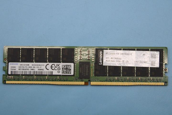 Оперативная память Samsung 64GB TruDDR5 5600MHz (2Rx4) 10x4 RDIMM COO (03LE887)