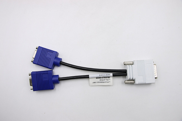 Кабель Lenovo Cable,DMS59 (M)-2VGA (F),203mm (42Y8181)