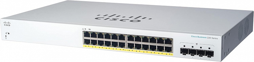 Коммутатор Cisco Business 220 CBS220-24FP-4G