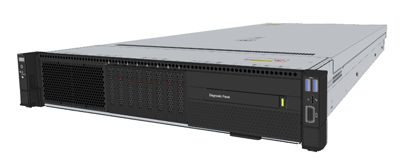 Сервер xFusion 2488H V7 4x 2.5 inch SAS + 8x 2.5 inch NVMe SSDs / 2x 3000W Titanium AC Power Supply / 4x Intel Xeon Platinum 8460H (2.2GHz/40-core/105MB/330W) / 32x 128GB DDR5 5600MT/s RDIMM / 4x PCIe NVMe SSD 1600GB P5620 / Ethernet 25Gb SFP28 2 PCIe 4.0