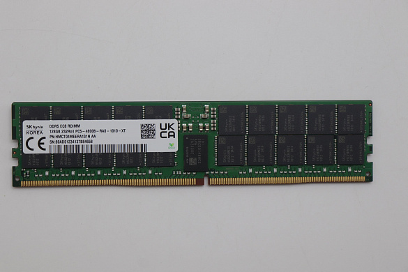 Оперативная память Hynix HMCT04MEERA 128GB 4RX4 PC5-4800 16Gbit M-Die RDIMM -CSP M1 AVAP (03GX962)